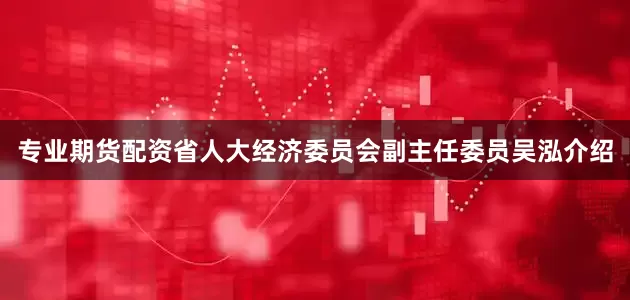 专业期货配资省人大经济委员会副主任委员吴泓介绍