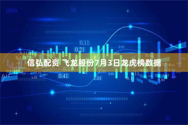 信弘配资 飞龙股份7月3日龙虎榜数据